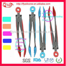 Food Grade Silicone & Metal Kitchen Silicon Tongs and Cooking Utensils